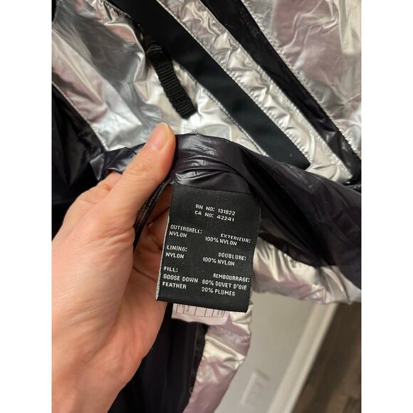 SAM. Freestyle Goose Down Puffer Jacket Silver Wind‑Resistant Winter Cozy Ski - Picture 11 of 14